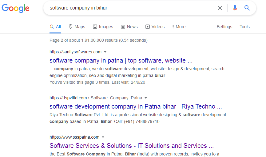 Software company in Bihar